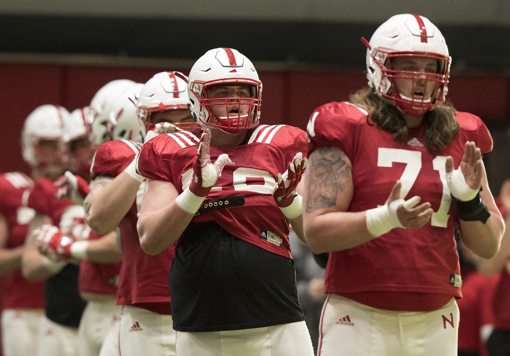 Spring football practice, 3.11.2019